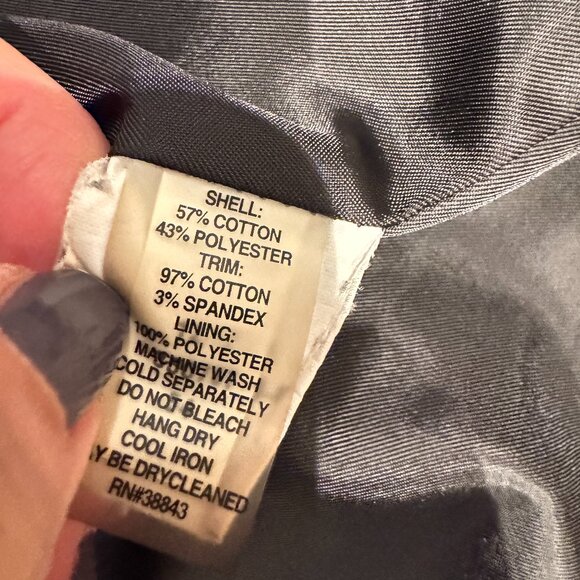 Tahari Black Ruffle Midsection Coat - Picture 11 of 12